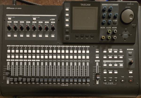 Tascam DP-32SD 32-Track Digital Mixer/Recorder 1