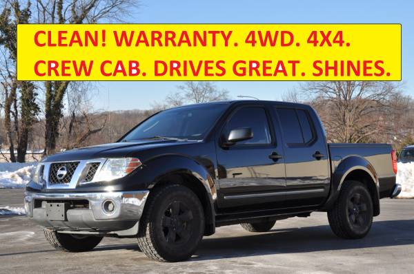 2011 Nissan Frontier SV 4WD CREW CAB 95 4 door K Great on gas WARRANTY 1