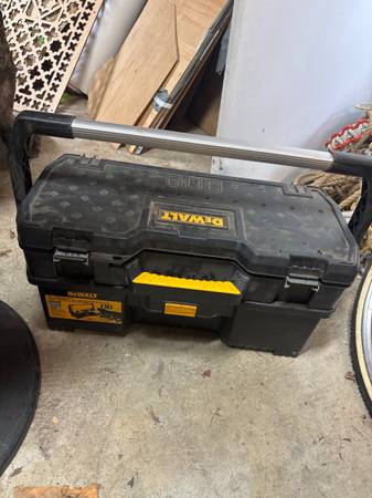 DeWalt toolbox, two and one 1