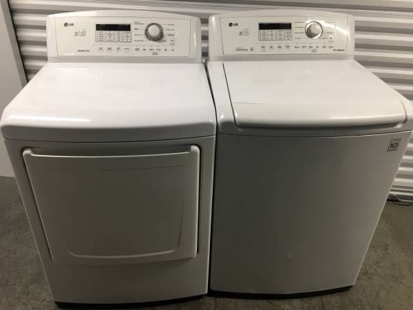 FREE DROP OFF - MEGA CAPACITY - LG Top of t he line  Gas Dryer  in White 1