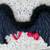 COSPLAY HALLOWEEN COSTUME DEVIL DEMON WINGS BLACK FEATHER WITH HARNESS 4 thumbnail