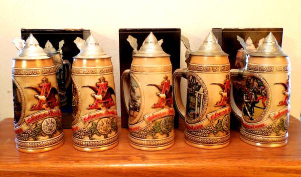 Budweiser Tomorrow's Treasures / Limited Edition Stein Set 1