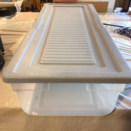 Large Rubbermaid under bed storage 1