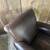 Pottery Barn Manhattan Genuine Brown Leather Chair & Ottoman 7 thumbnail