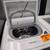 White Samsung extra large washer and gas dryer set 6 thumbnail