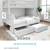 TWIN OVER FULL SOLID WOOD BUNKBED WITH TRUNDLE STORAGE - ALLNEW 6 thumbnail
