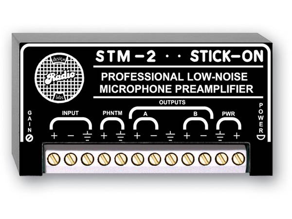 3 (TRES) AMPLIFICADORES DE MICROFONO STM-2 DE STOCK NUEVOS/USADOS DE RDL - $89 (Granada Hills)63471470594689120
