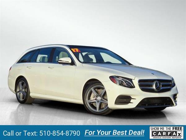 2017 Mercedes-Benz E-Class E 400 wagon Polar White 1