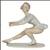 Wallendorf Ice Skater Figurine by Steiner,  Germany, 1950s Porcelain 1 thumbnail