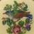 3 X Vintage Needlepoint Embroidery Birds Flower Framed 6 thumbnail