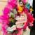 All year round wreath form/ “Welcome “ with pink 8 thumbnail