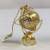 1999 Baldwin Gold Christmas Ornament  Limited Edition Millennium Globe 2 thumbnail
