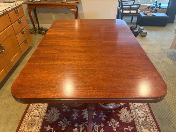 Solid Mahogany Dining Table 1