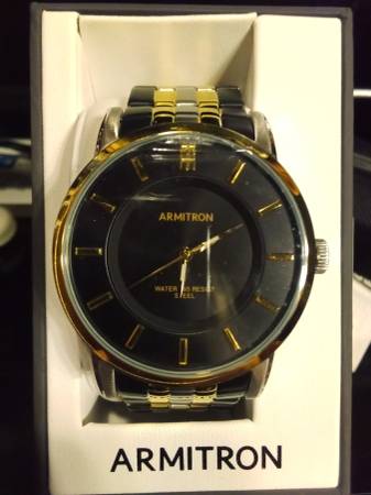 New Black and Gold and Silver Watch 1