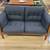 Danish modern Teak Loveseat 2 thumbnail