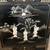 Vintage Black Lacquer Oriental Side Table Cabinet 16 thumbnail