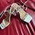shoes, white heels, rhinestones size 8 5 thumbnail