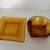 Vintage Colony Glass “Vanity Amber” Small Bowl and Underplate 6 thumbnail