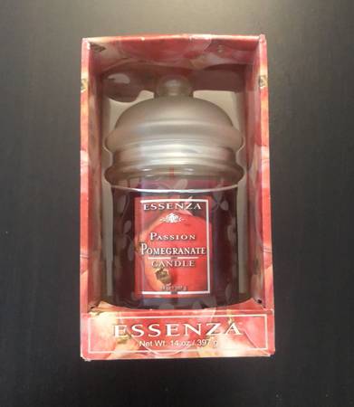 NEW Essenza Passion Pomegranate Jar Candle 14oz 1