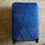 Blue hard shell suitcase with wheels and pull out handle 2 thumbnail