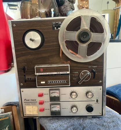 60s Panasonic RS-755s Reel to Reel Four Track Tape Recorder 1