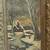 Antique c1920s Winter Church Landscape by Mystery Artist 2 thumbnail