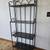 4 Shelf Bookcase, Kitchen Rack, Wood Shelves, Metal Frame 2 thumbnail