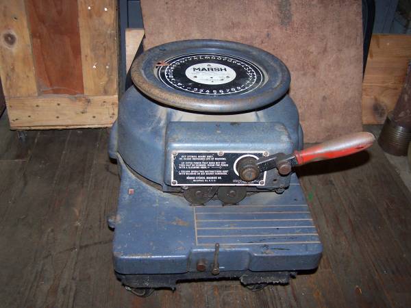 Marsh stencil machine 1