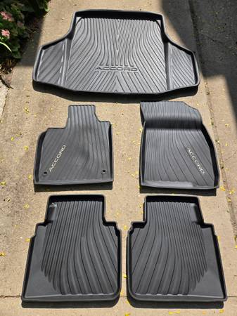 2024 2025 Honda Accord Floor mats and Trunk liner 1