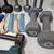 Bundle Lot Weights Iron Weight Lifting Work out Dumb Bells 4 thumbnail