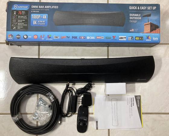 Antop AT-420B Omni Bar Amplified 4K Antenna 1