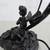 Cherub Angel Ornate Cast Iron Bronze Tone Desk Table Top Lamp 7 thumbnail