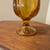 Vintage Tall 1960s Mid Century Viking Amber Swung Glass Vase, Stretch Glass Vase 5 thumbnail