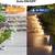 Dawn's Deals- New, Solar Step Lights Outdoor, 12 Pack, LED Warm White 3 thumbnail