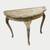 Small French-Provincial Demilune Console Table 2 thumbnail