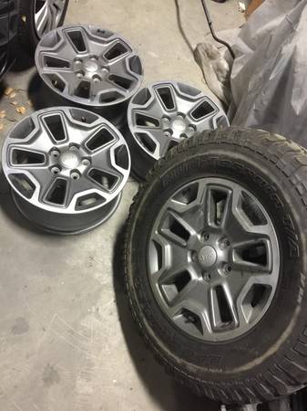 17”wheels for Jeep Wrangler Rubicon and sport - $60 (Modesto)63471042504067120