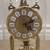 Vintage Gold Toned Haller Anniversary Dome Clock With Roman Numerals 4 thumbnail