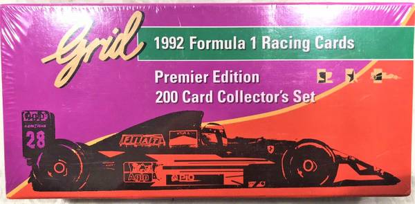 1992 Grid Formula 1 Racing Factory Sealed 200 Card Collector's Set NIB 1