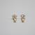 14k Yellow Gold Stud Pair Earrings (1.1 Grams) 6 thumbnail