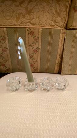 Crystal Candle Taper Holders 1