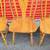 A set of four Dining Room Chairs with rounded backs 8 thumbnail