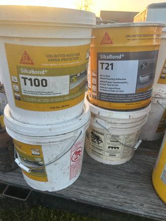 Free Sikabond flooring adhesive!! Asphault Patch!! 1