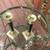 Pair Of Brass And Ebony Candlesticks 3 thumbnail