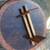 Mid Century sliding wood bookends A149 1 thumbnail