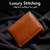 O'Hare Bags Genuine Leather Bifold Wallet for Men, Flip ID, RFID Block 7 thumbnail
