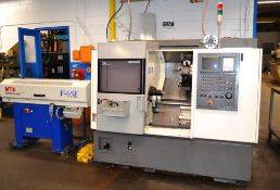 Hwacheon #Cutex 160 CNC Lathe with Bar Feeder 1