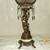 Elegant Regency Moderne Brass Cherub Lamp / Lead Crystal Globe 6 thumbnail
