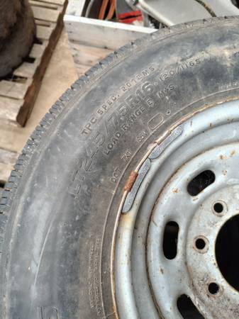 245/75/16 On a Steel Wheel - From F250 SuperDuty 1