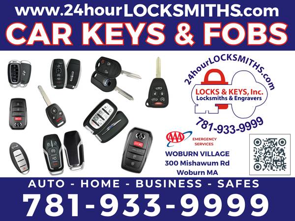 24 hour Locksmith Services - Lockouts, Lost keys, etc. 1