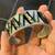 Sterling Silver Cuff with Mother of Pearl (from Mexico)  Small size 1 thumbnail